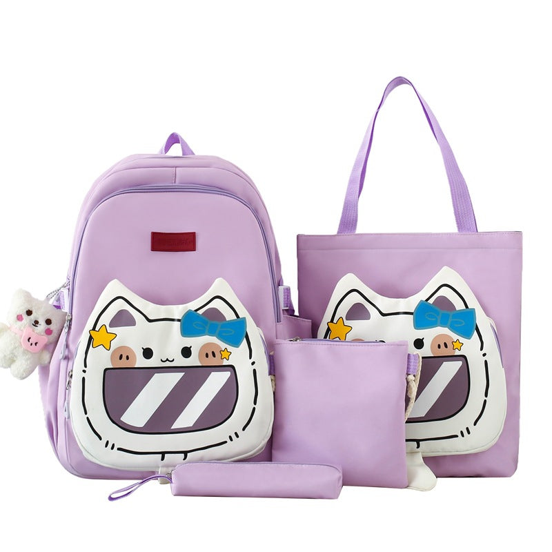 Fashion Cartoon Nylon Super Light Large Backpacks