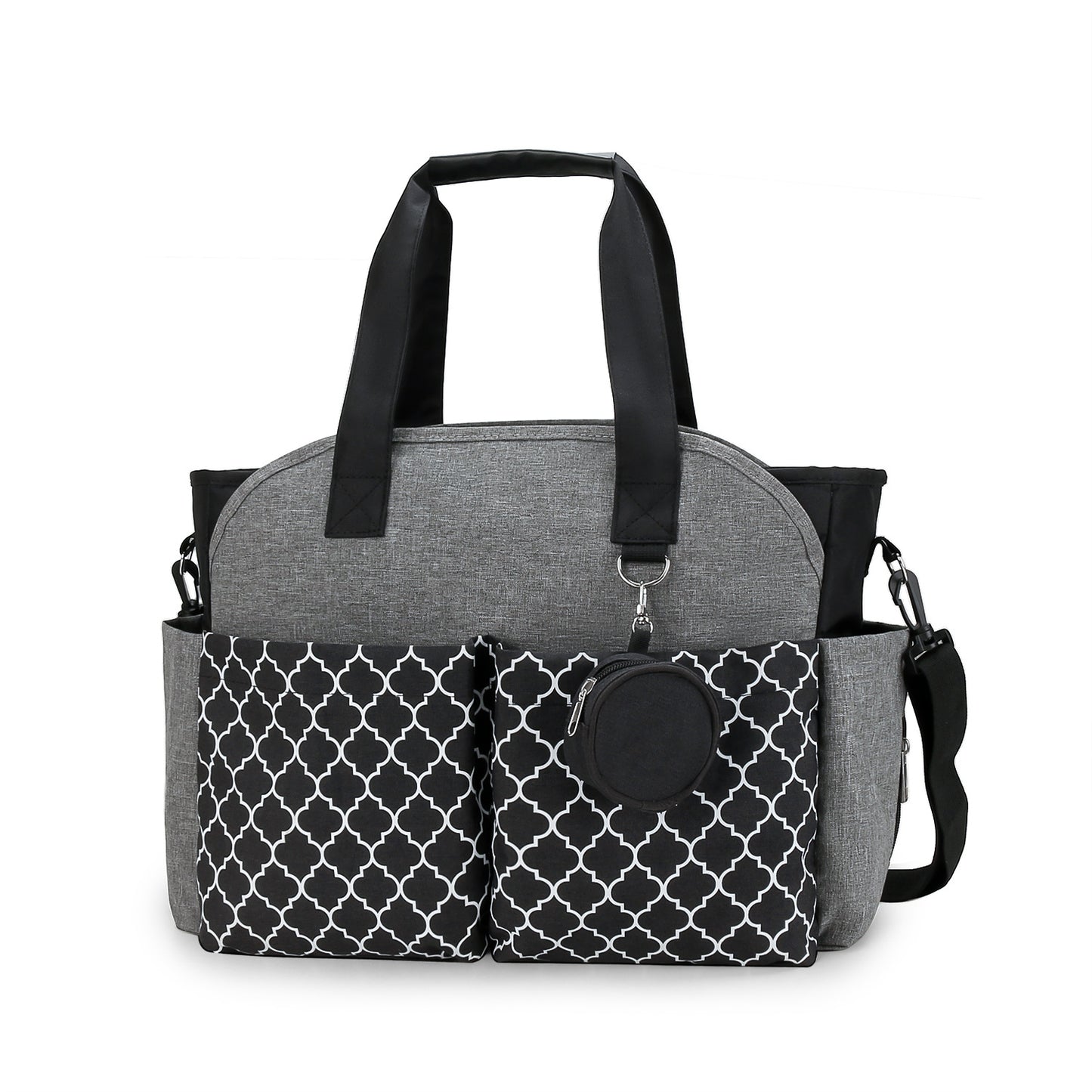 Waterproof Hard-wearing Printing Geometry With Pacifier Quick Hair Bags