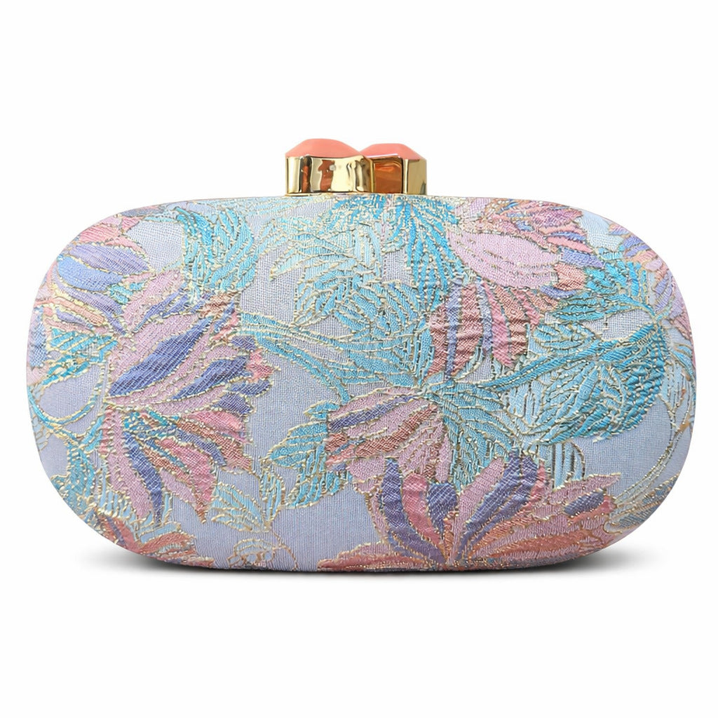 Innovative Women's Flower Cloth Modeling Clutch Dinner Bag