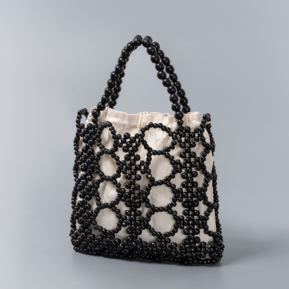 Seaside Holiday Design Woven Beach With Women's Shoulder Bag