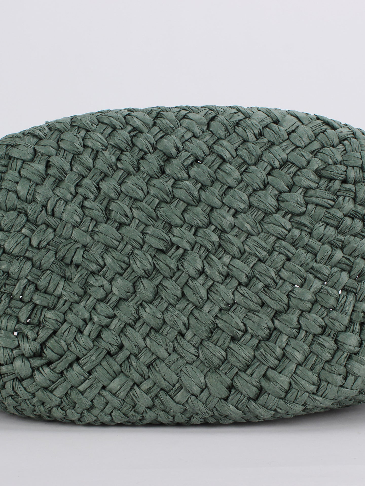 Style Fashion Solid Color Paper Woven Retro Contrast Mori Large Bags
