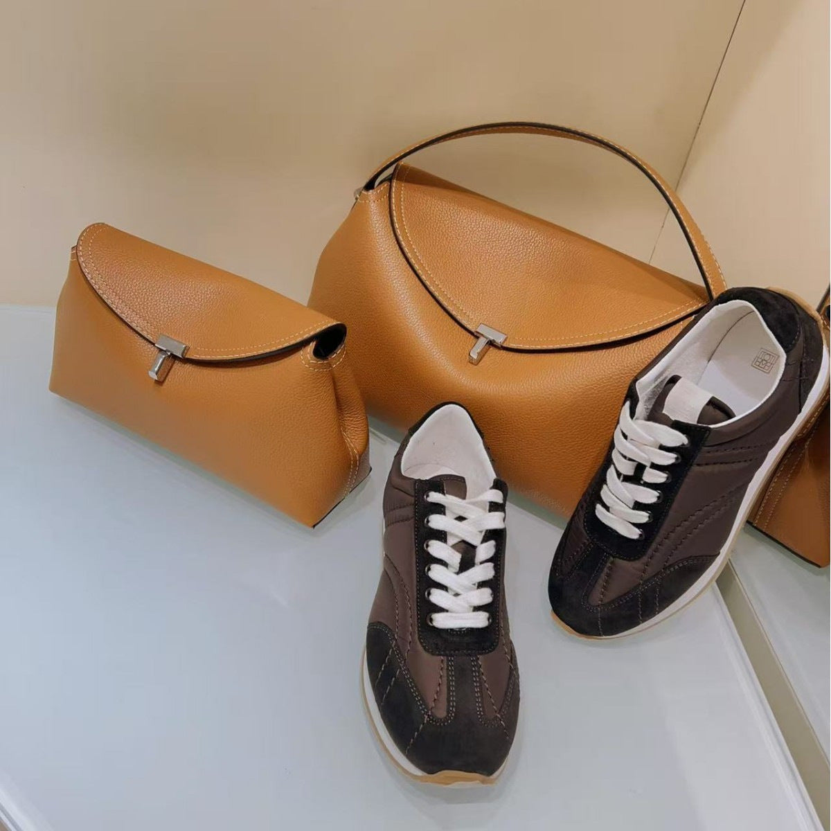 Niche High-grade First Layer Cowhide Underarm Minimalist Portable Genuine Bags