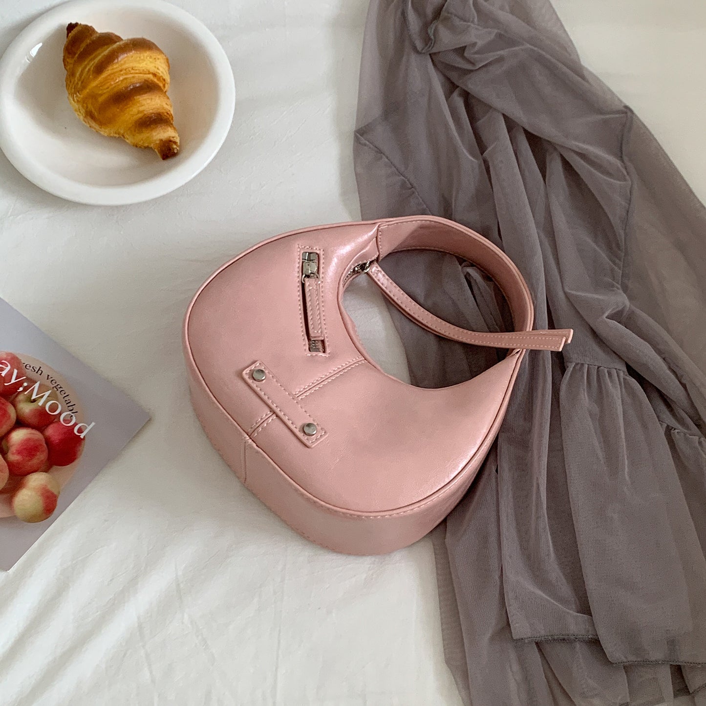 Korean Style Retro Shaped Carrying Niche Fashion Bags