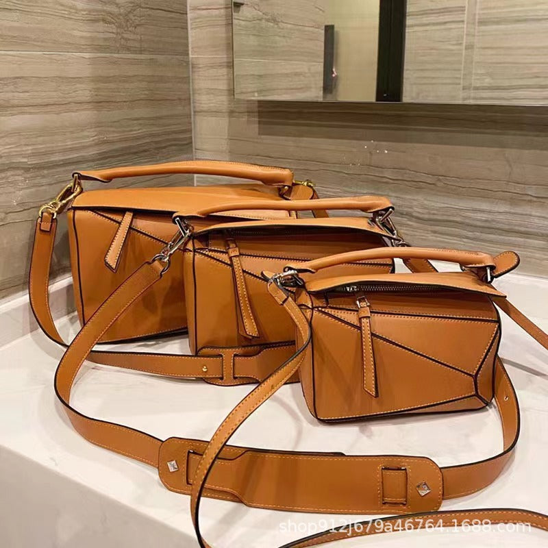Women's Classic Rhombic Geometric Affordable Luxury Fashion Large Women's Shoulder Bag