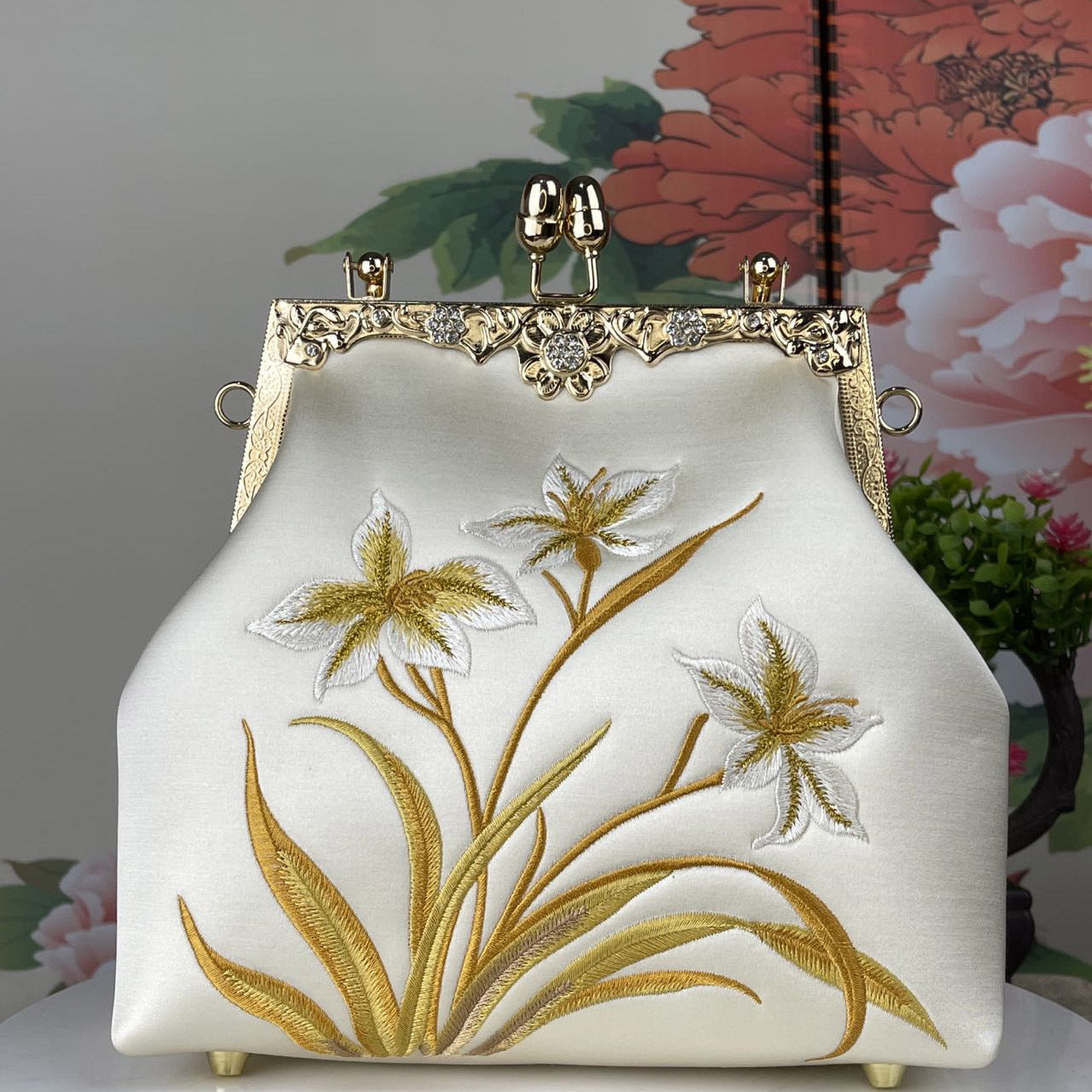 Women's Cheongsam Banquet Clutch Clip Live Gift Women's Handbag