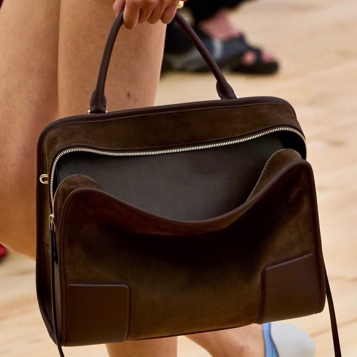 Women's Cowhide High Quality Deerskin Veet Genuine Tote Bags