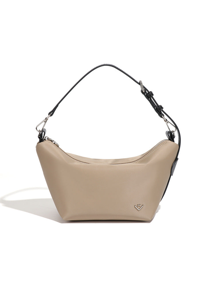 Lightweight Nylon Waterproof Hard-wearing Selenodont Dumpling Commuter Underarm Bag