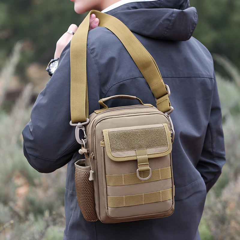 Portable Kettle Mobile Camouflage Military Fans Cashier Men's Shoulder Bag