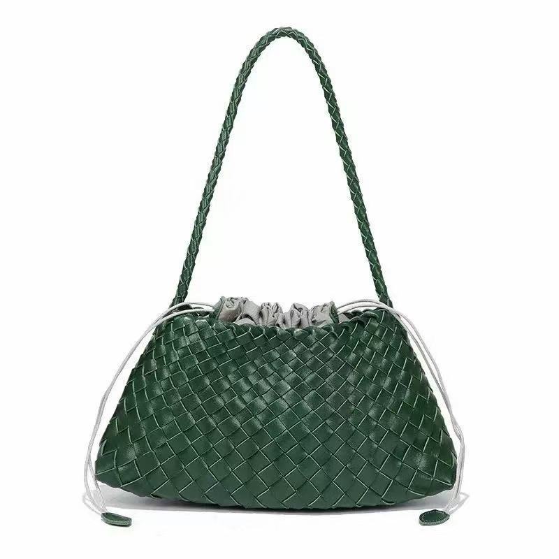 Women's Live Single Fashion Woven Underarm Retro Son Women's Shoulder Bag