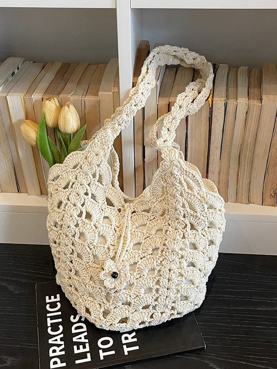Fashion Portable Beach Vacation Idle Style Tote Bag