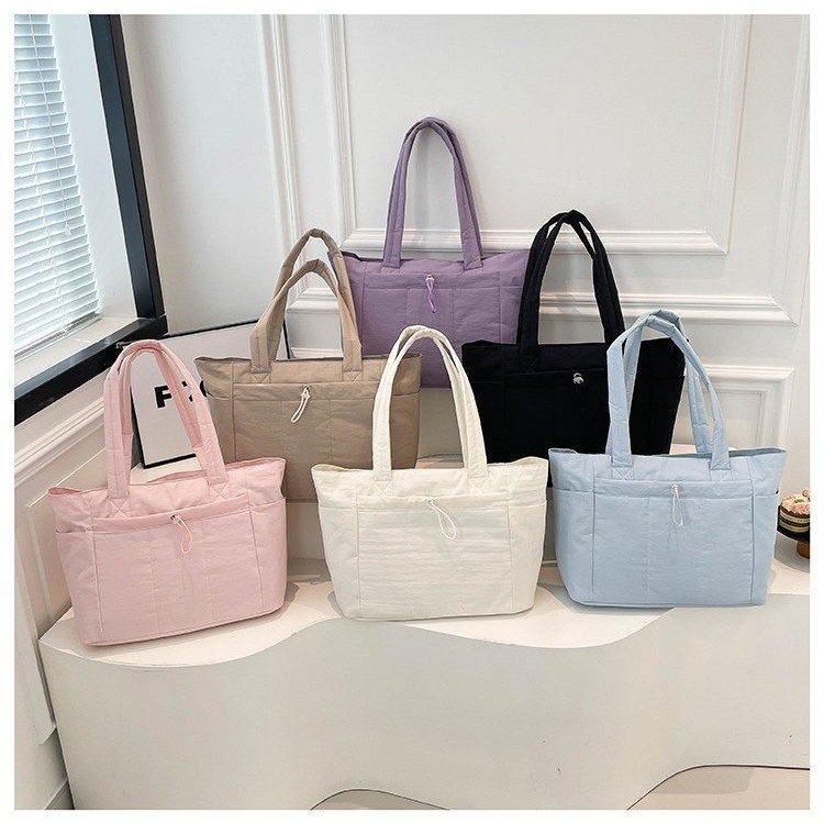 Classy Women's Quilted Convenient Commute Computer Women's Shoulder Bag