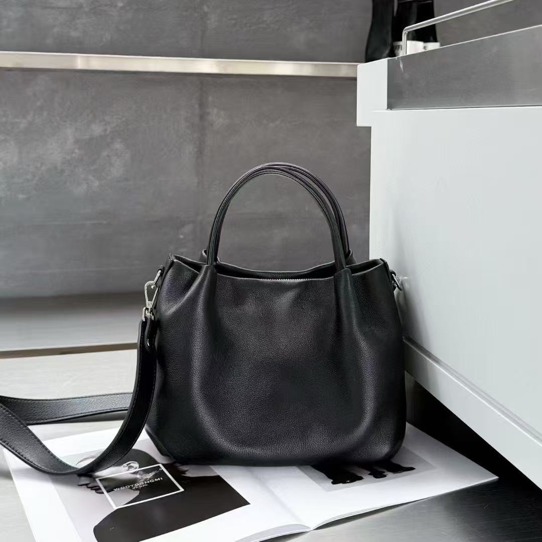 First Layer Cowhide Lady's Special Fashion Vegetable Basket Genuine Bags