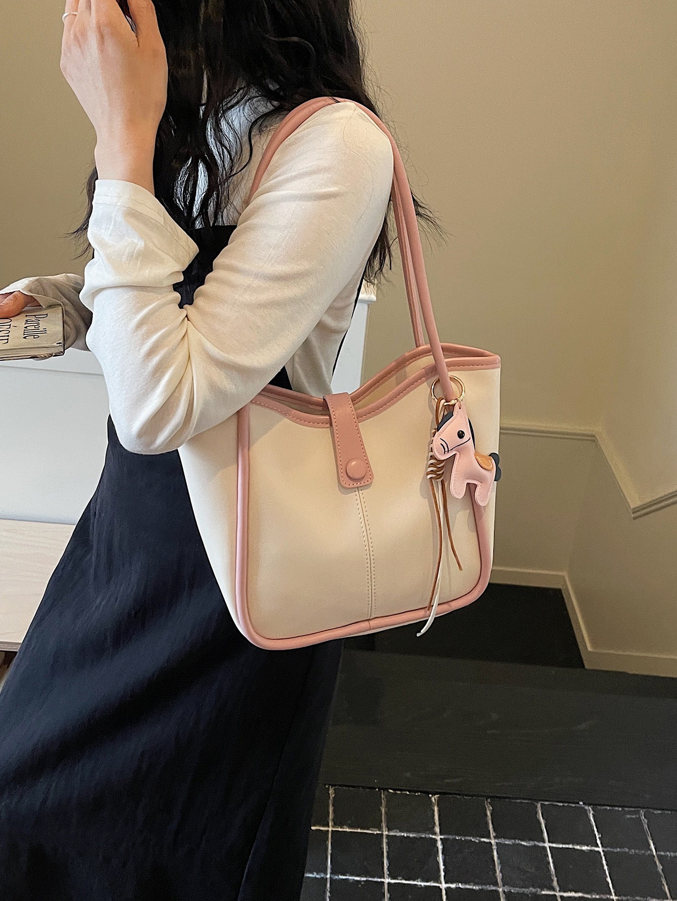 Texture Design Large Capacity Female Today Handbags