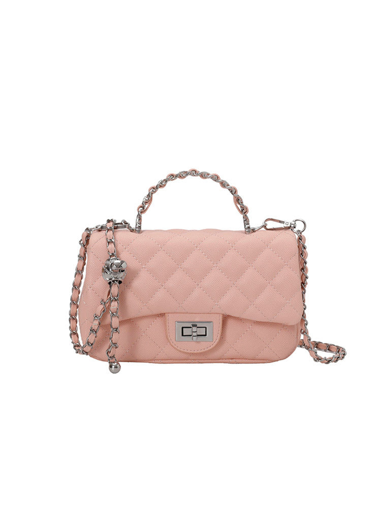Women's Classic Style Rhombus Chain Versatile Light Luxury Women's Messenger Bag