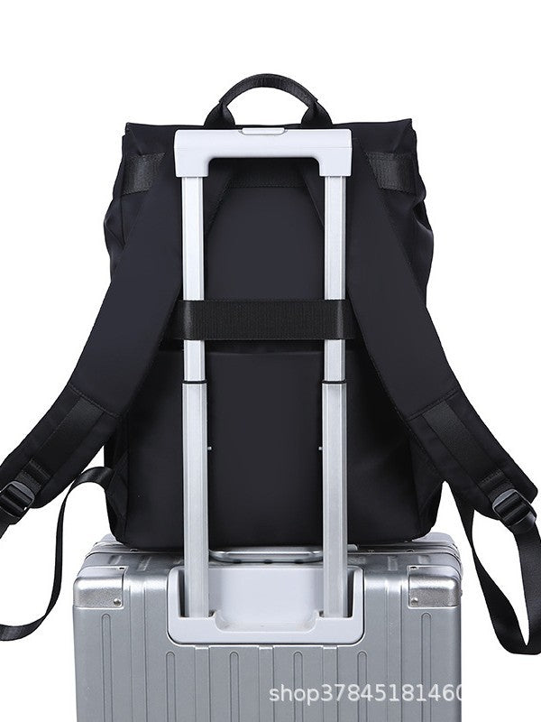 Men's Ergonomic Strap Flap Commute Standard Craft Business Backpack