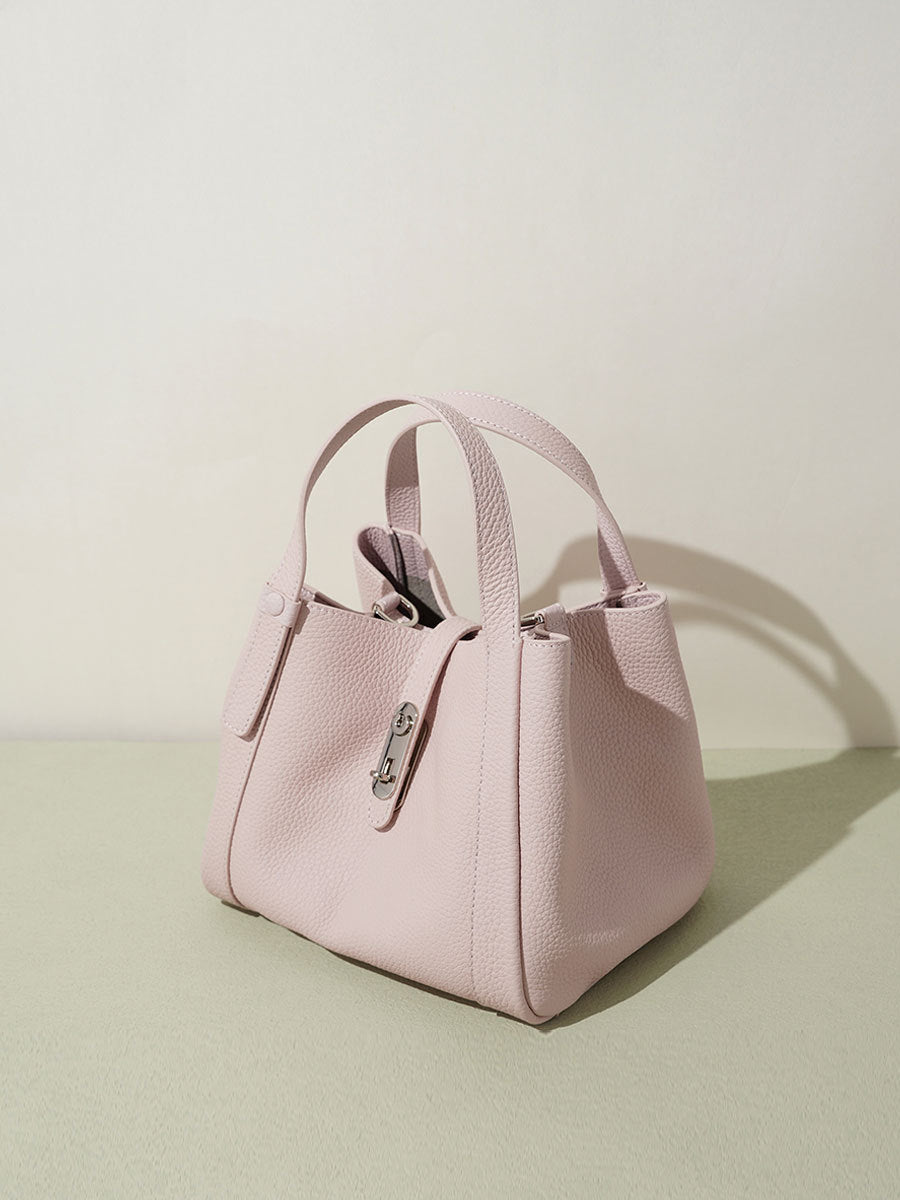 Women's Leather First Layer Cowhide Vegetable Basket Fashion Simple Bags
