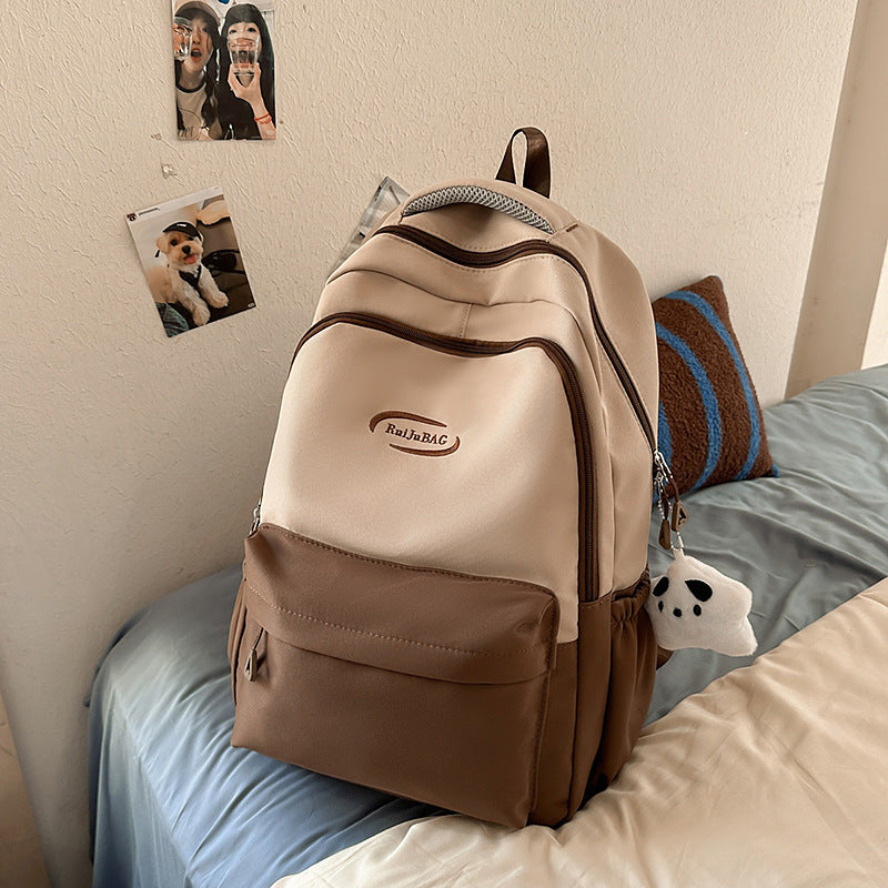 Women's & Men's Korean Preppy Style Large Capacity Portable Burden Backpacks