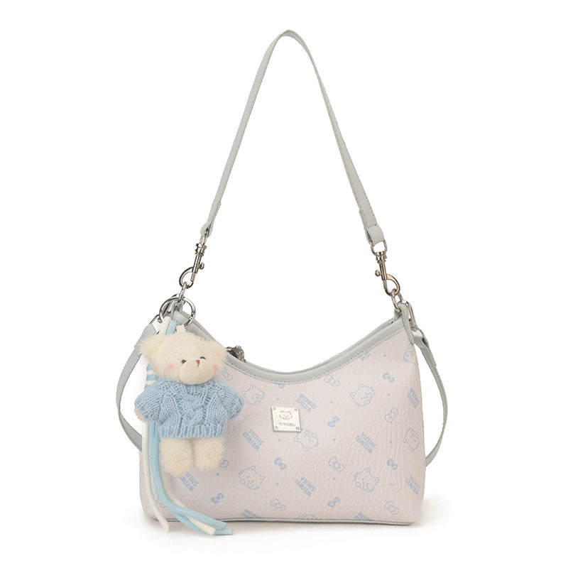 High-grade Underarm Female Niche Cartoon Cat Bags
