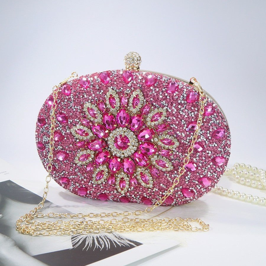 Women's Town Diamond Cheongsam Formal Dress Dinner Bag