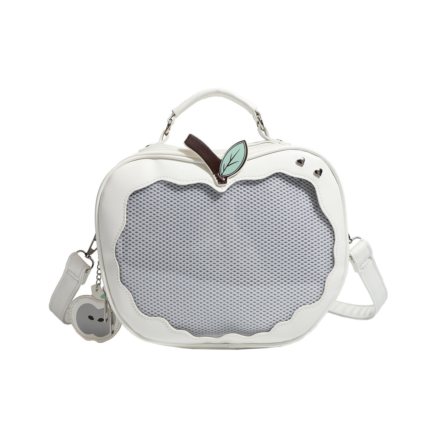 Apple Portable College Style Bar Cartoon Transparent Backpacks