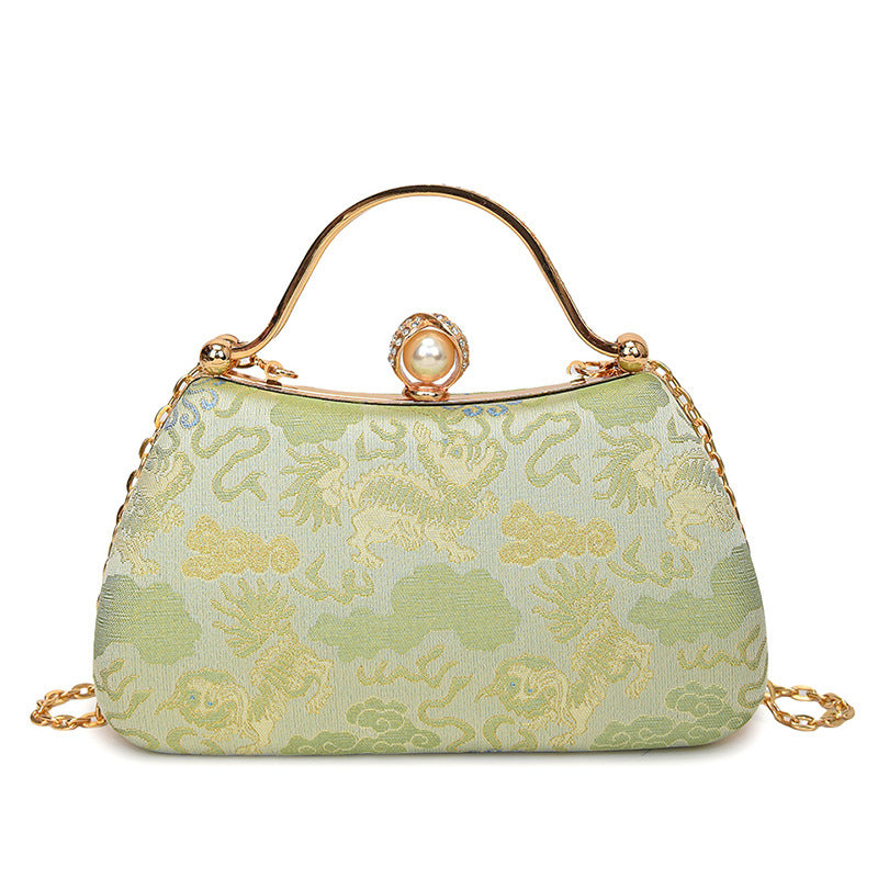 Women's Frame Hard Box Diamonds Mini Expensive Shoulder Bags