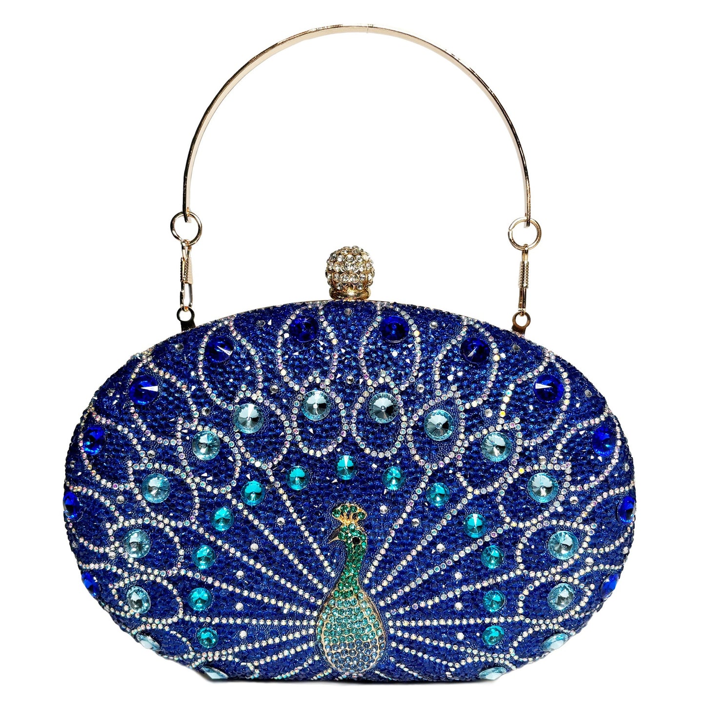 Peacock Diamond Retro Exotic Style Dinner Bags