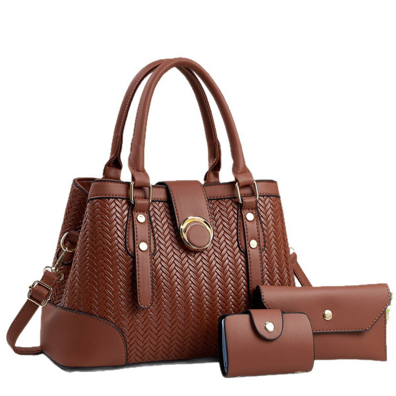 Women's Trendy Three-piece Large Capacity Fashionable Handbags