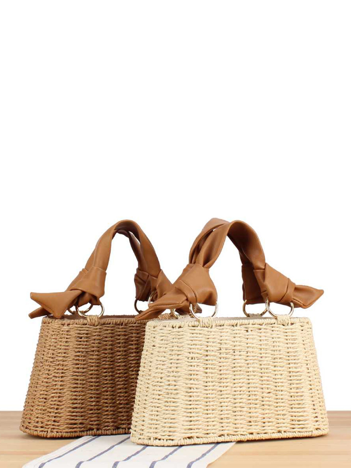 Women's One-piece Seaside Vacation Versatile Straw Material Women's Handbag