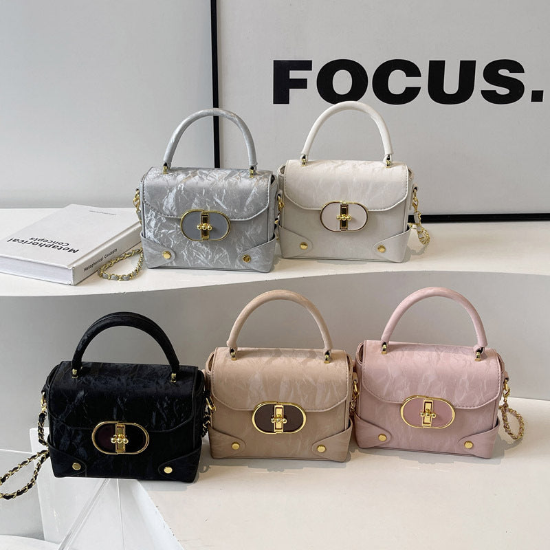 Women's Summer Fashion Versatile Retro Box Women's Messenger Bag