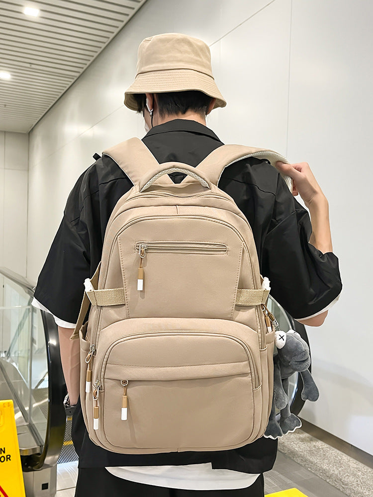 Women's & Men's Unisex Large Capacity Early High College Lightweight Business Backpack