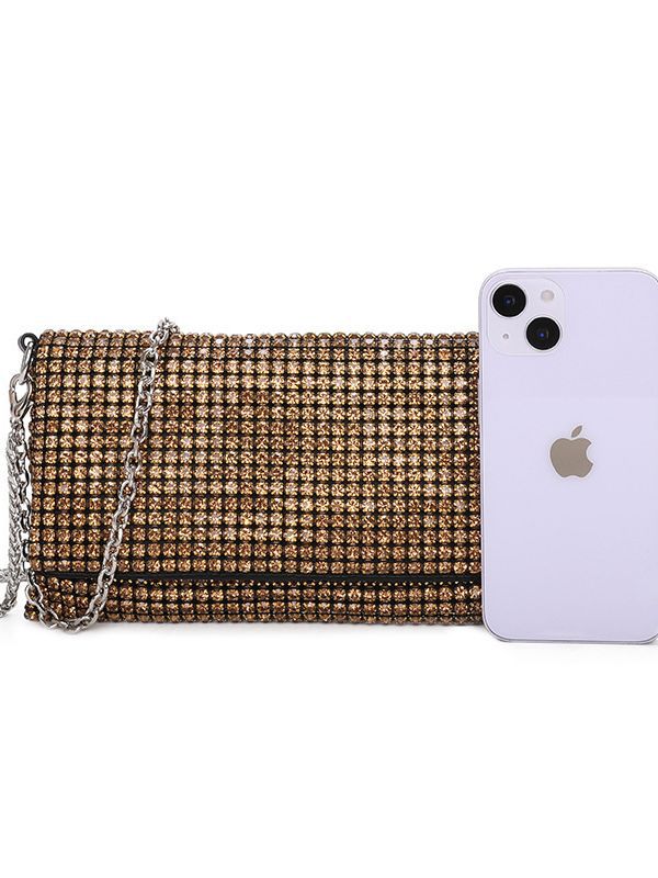 Women's Summer Chain Rhinestone Light Luxury Dinner Bag