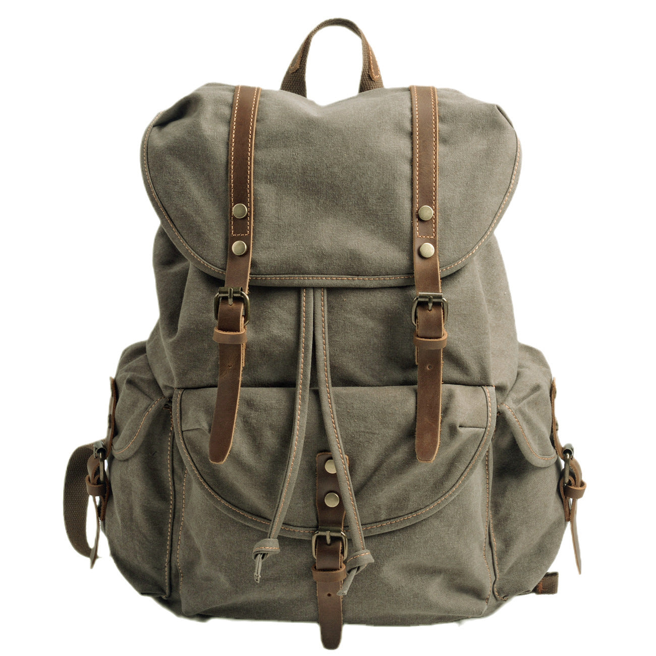Men's Retro Canvas Large Capacity Early High Travel Bags