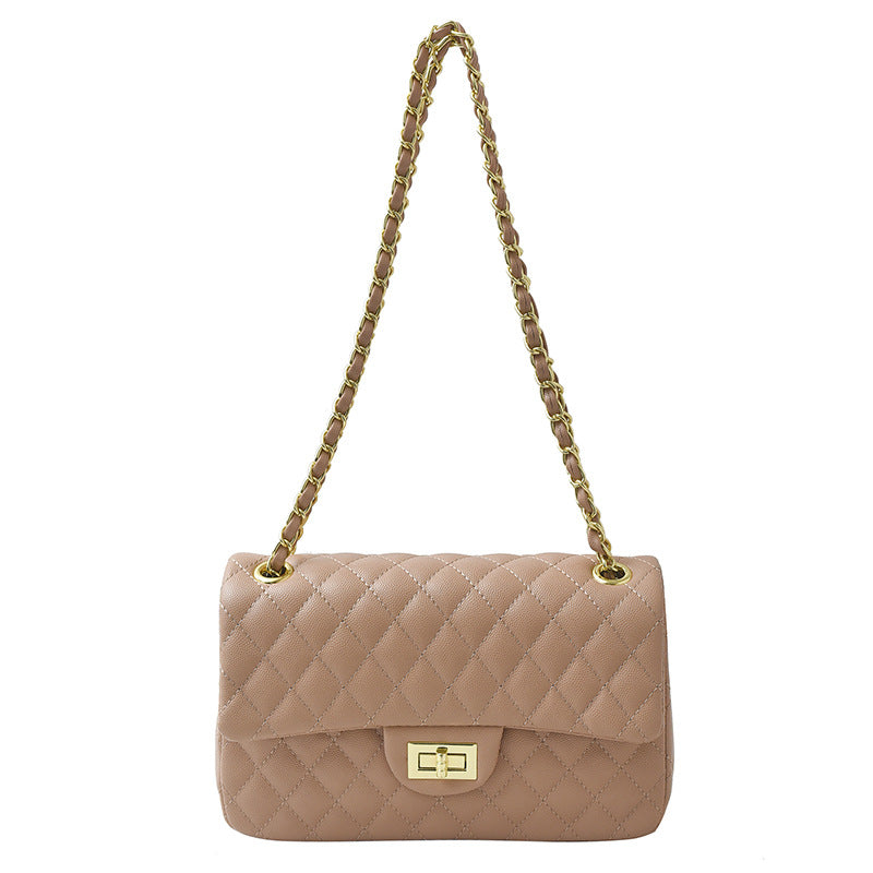 Women's Classic Style Diamond Pattern Chain Fashion Large Small Square Bags