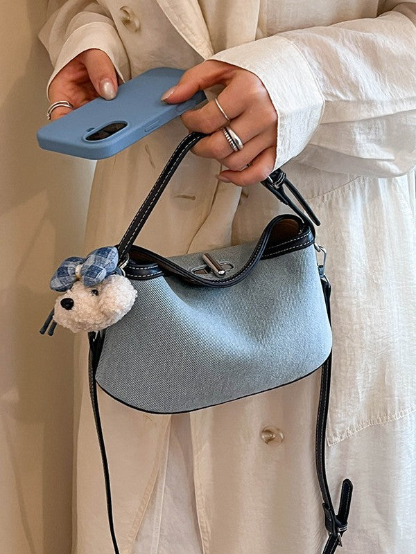 Women's Retro Minority Textured Carrying Suede Simple Women's Messenger Bag