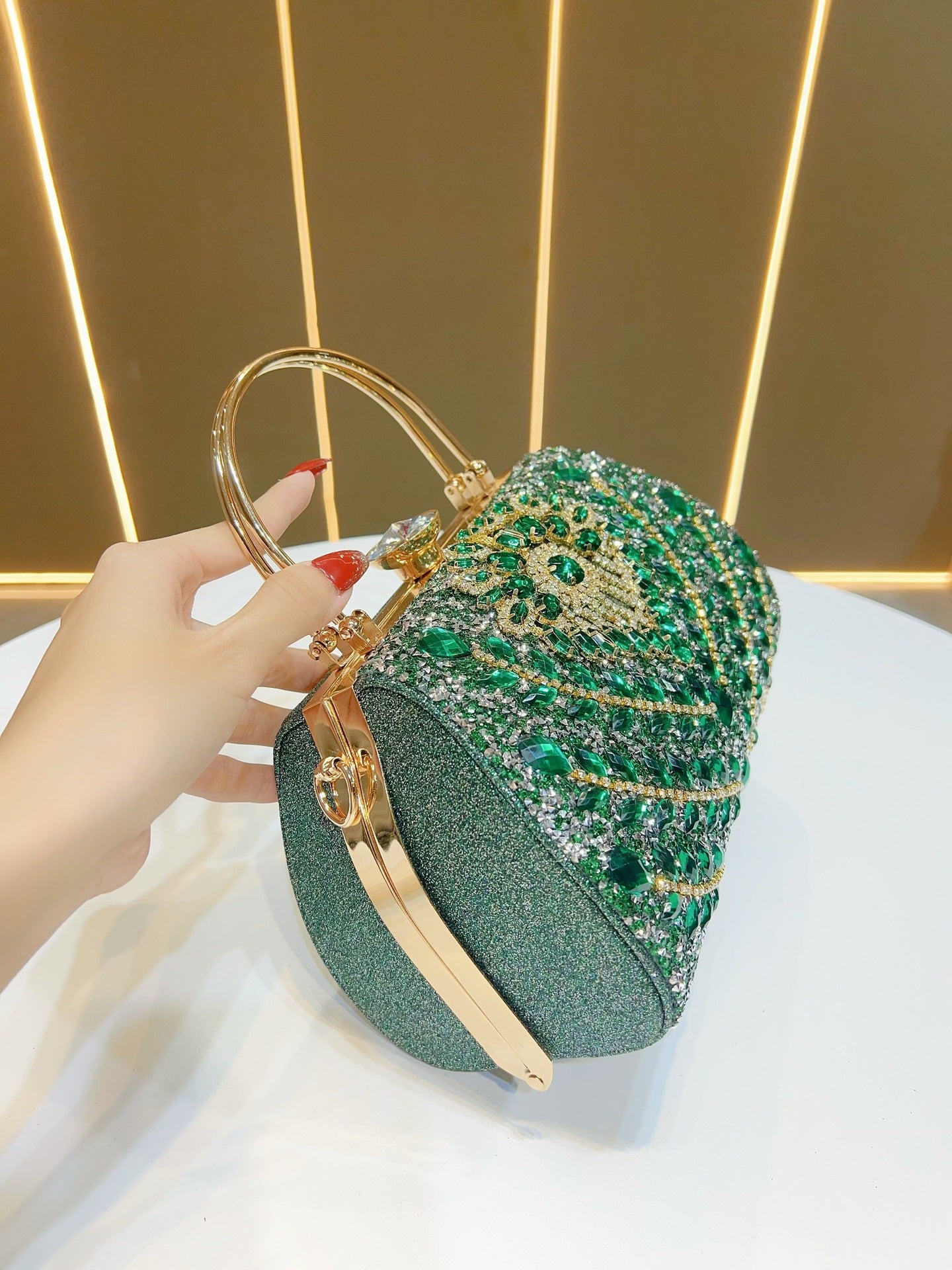 Women's Clutch Cheongsam Large Capacity High-grade Light Bags