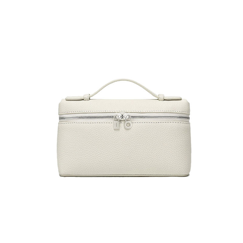 Women's Lunch Box Genuine Leather Portable Pouch Light Women's Shoulder Bag