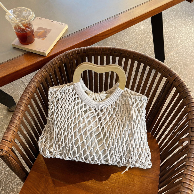 Minority Straw Hollow Woven Summer Vacation Handbags