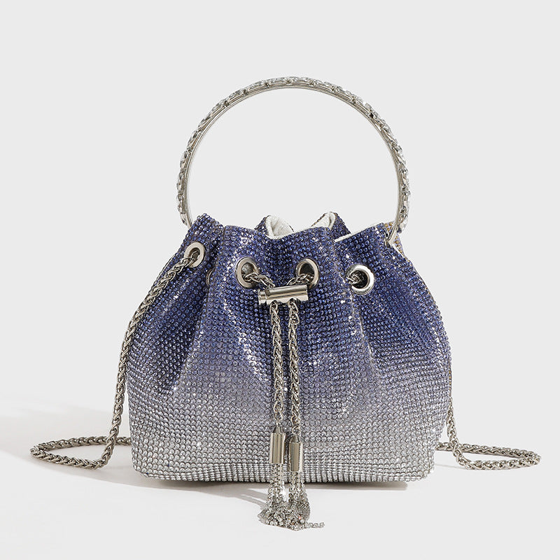 Women's Rhinestone Premium Dinner Acrylic Fashion Diamond Shoulder Bags
