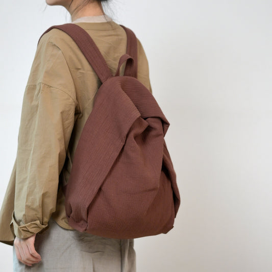 Women's & Men's Cloth Large Capacity Lightweight Simple Leisure Backpack