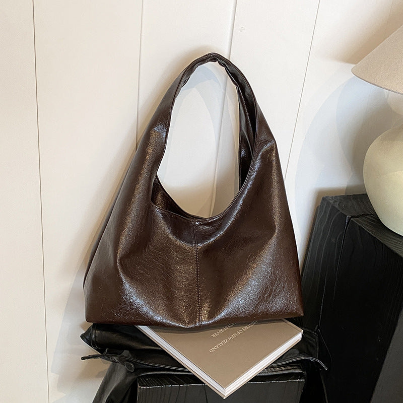 Women's Large Capacity Korean Style Minority One Shopping Simple Women's Shoulder Bag