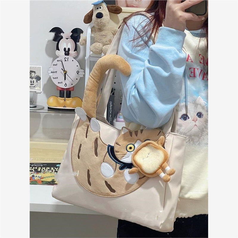 Commuting Large Leather College Capacity Class Tote Bag