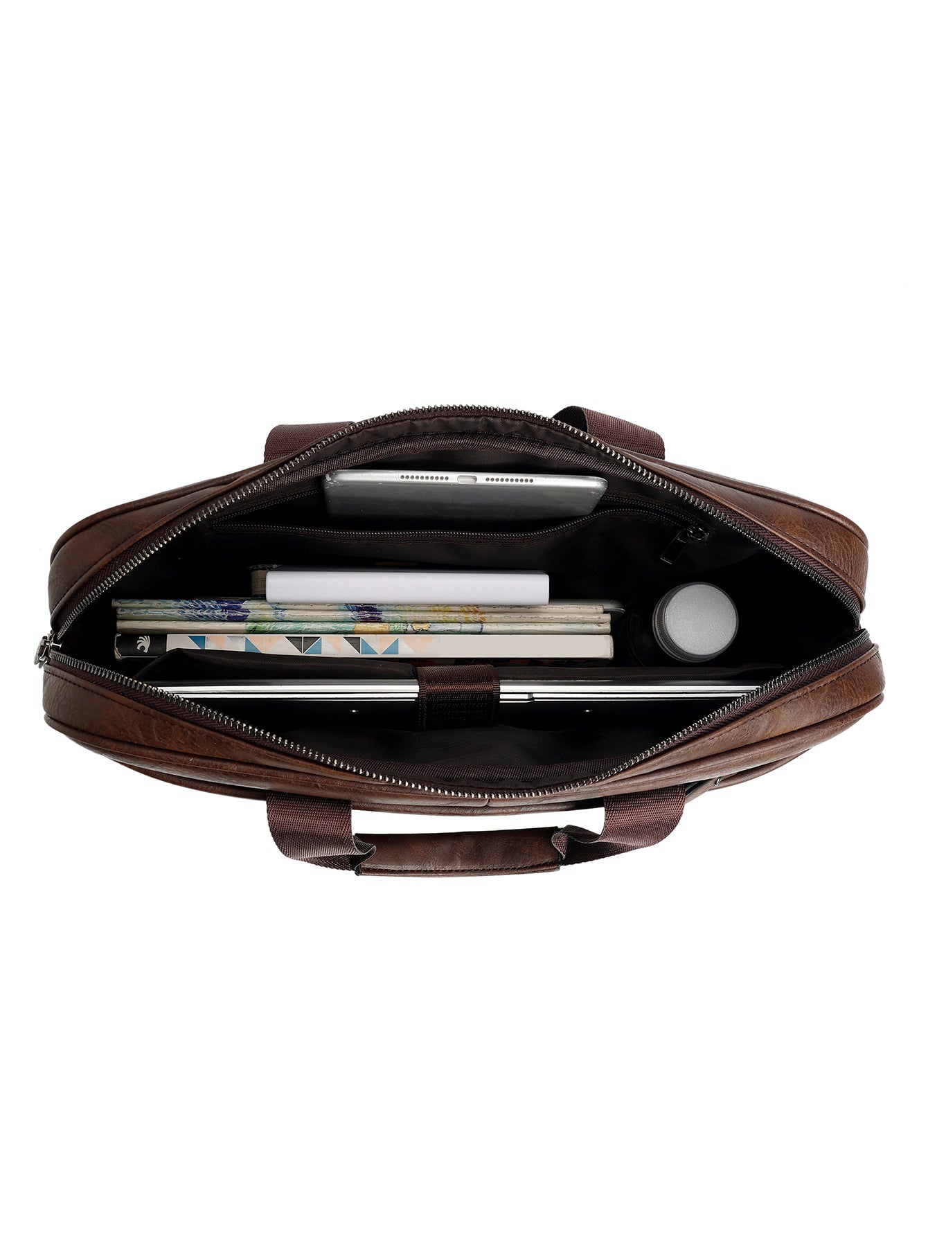 Men's Crazy Horse Pattern Advanced Sense Business Men's Briefcase