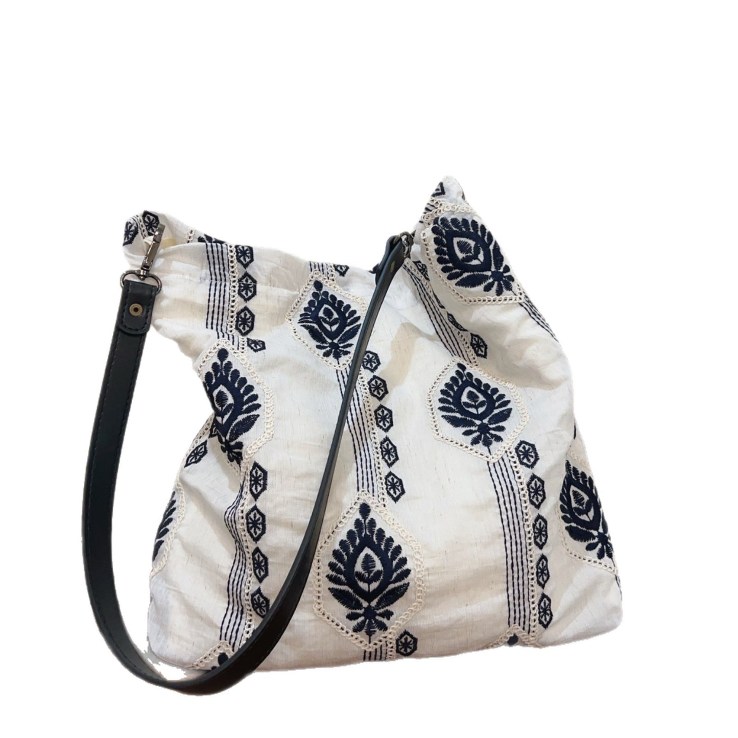 Cloth Artistic Simple Embroidered Cotton Linen Female Ethnic Style Embroidery Tote Bags