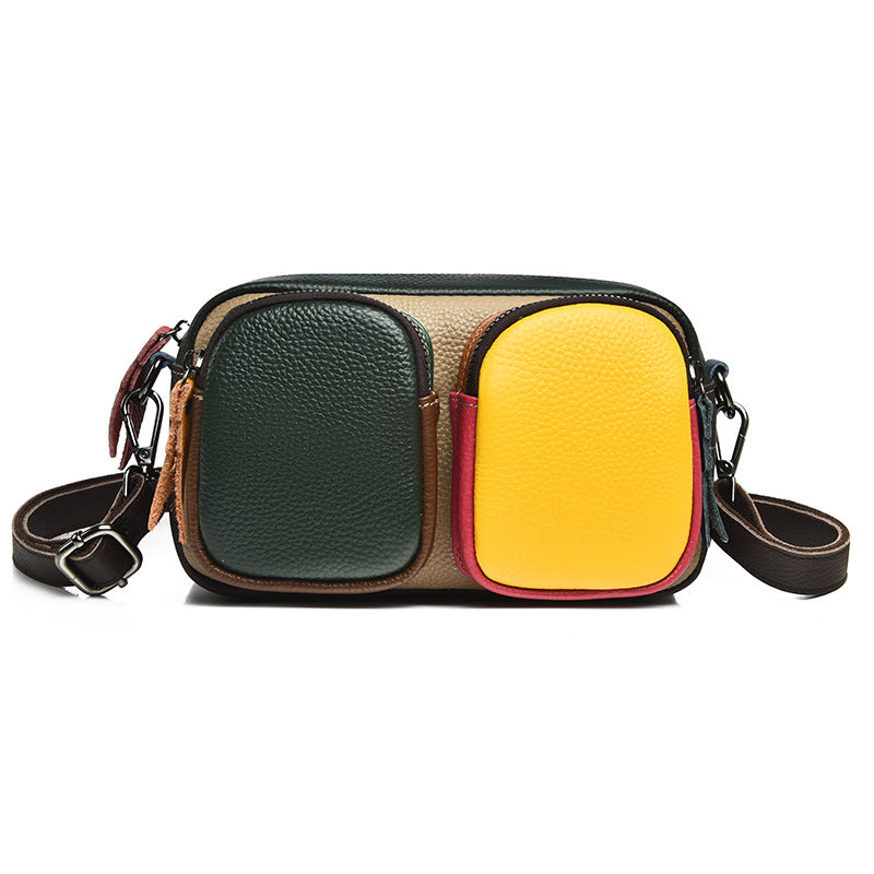 Women's Genuine Leather Large Capacity First Layer Cowhide Bags