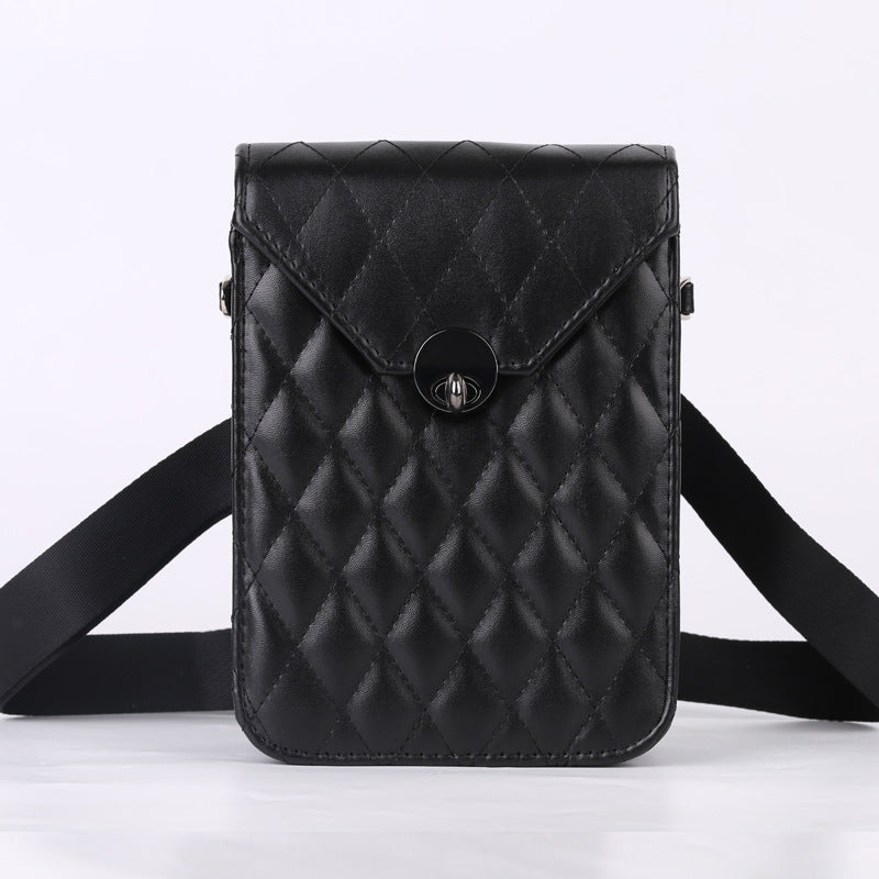 Women's Guide Vertical Diamond Fashion Cabinet Sister Special Women's Chest Bag, Fanny Pack