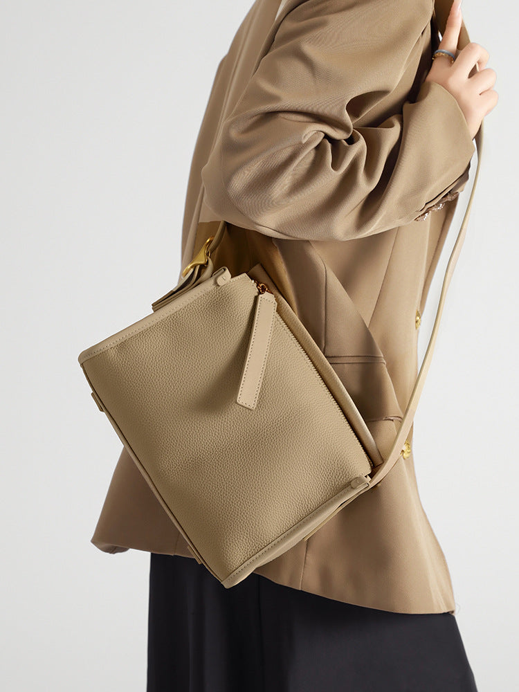 Women's Layer Cowhide Pillow Genuine Leather Fashion Bags
