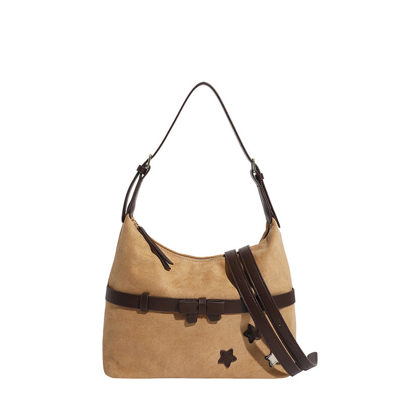 Women's Large Capacity Soft Fog Retro Women's Shoulder Bag