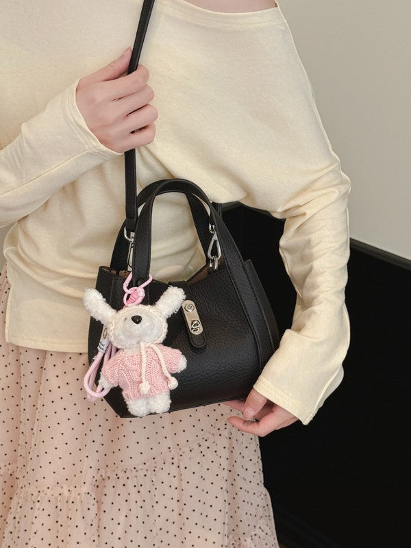 Fashion Large Capacity Litchi Pattern Underarm Bags