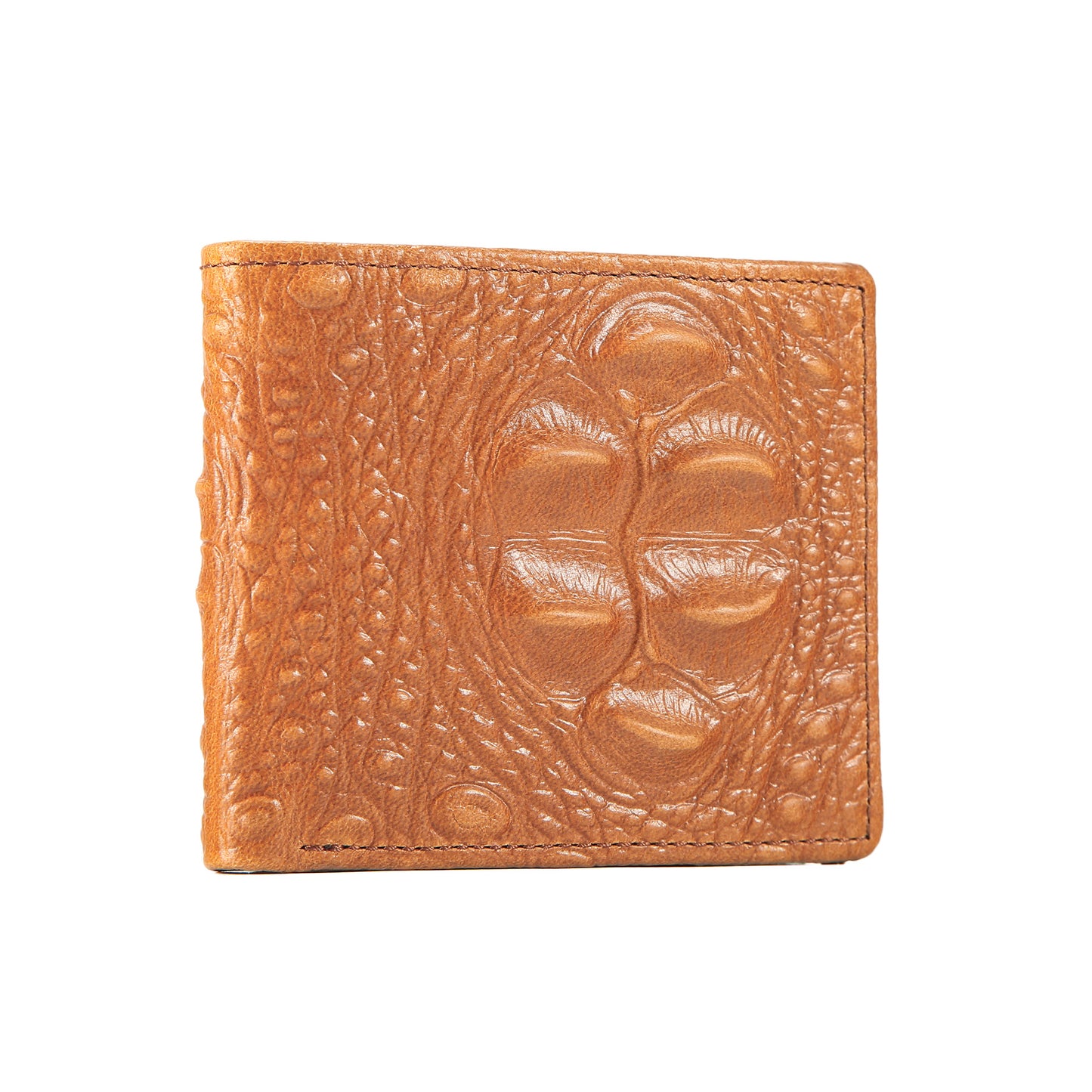 Men's Cowhide Creative Vintage Genuine Leather Business Large Coin Purses