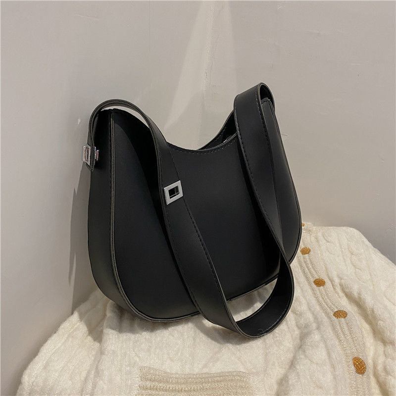 Women's Design Retro Saddle Fashionable High-grade Shoulder Bags